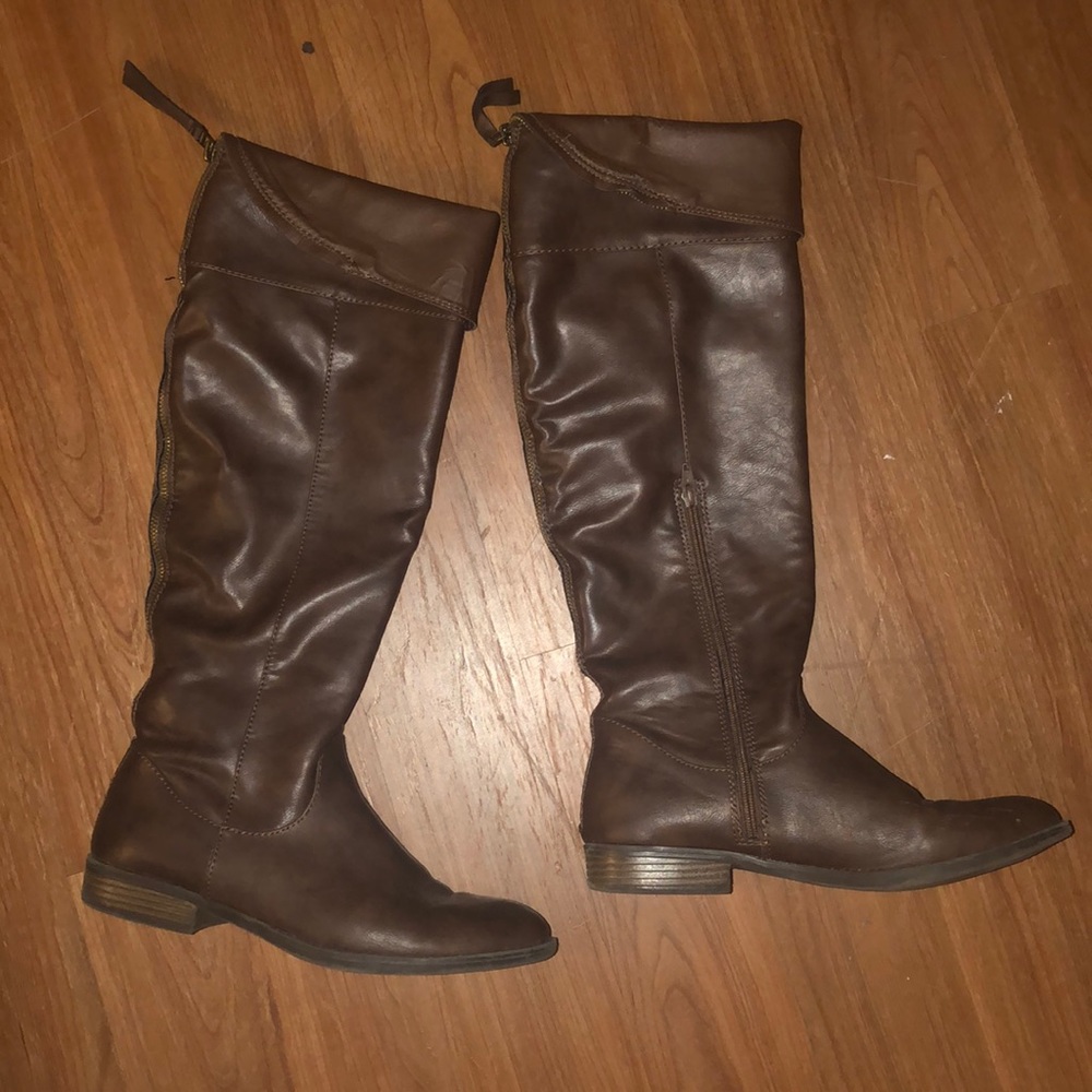 Target. Knee high brown boots. Great for fall.